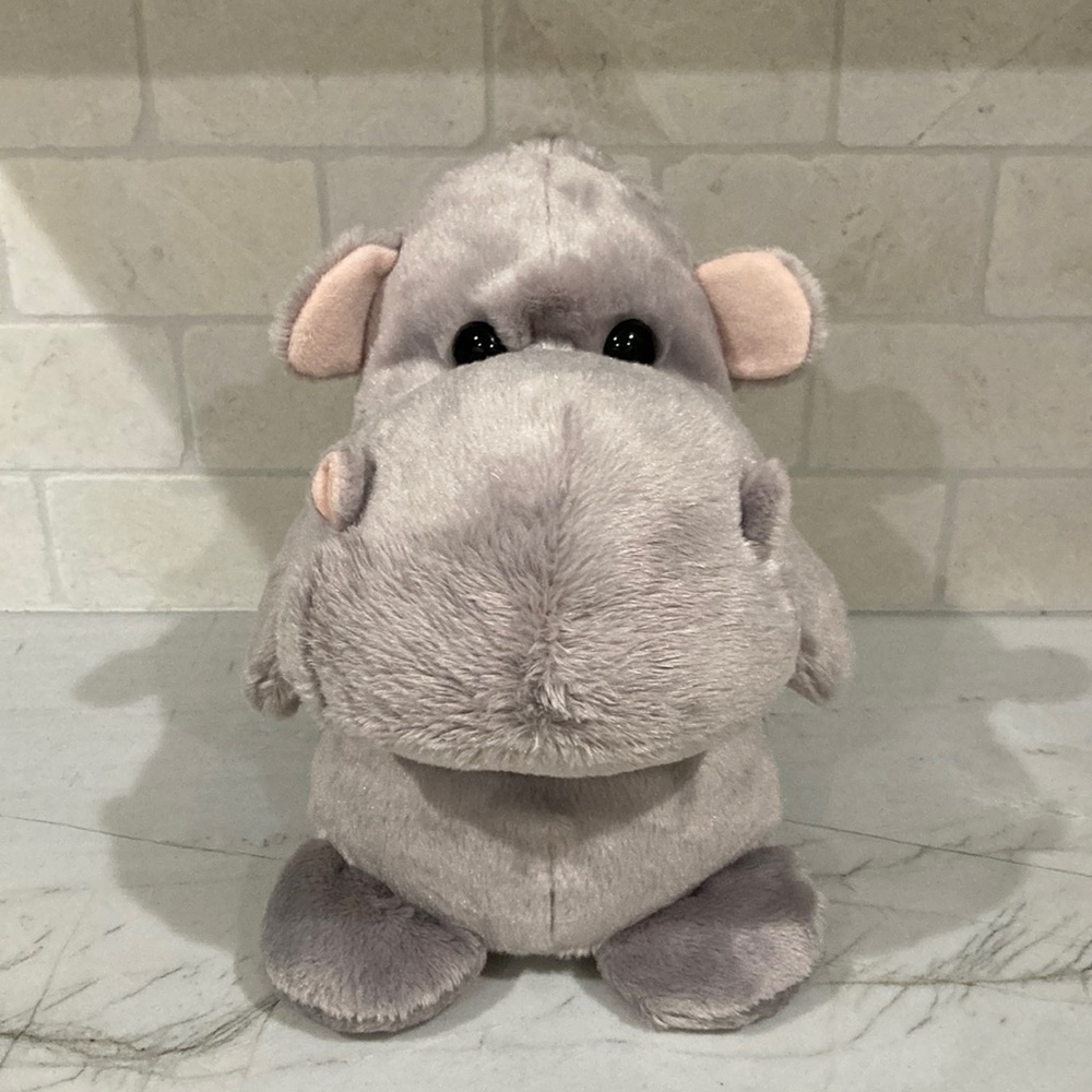Hippo Soft Plush by Aurora, Approx. 11”